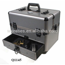 strong aluminum shotgun gun case with custom foam insert&drawer manufacturer